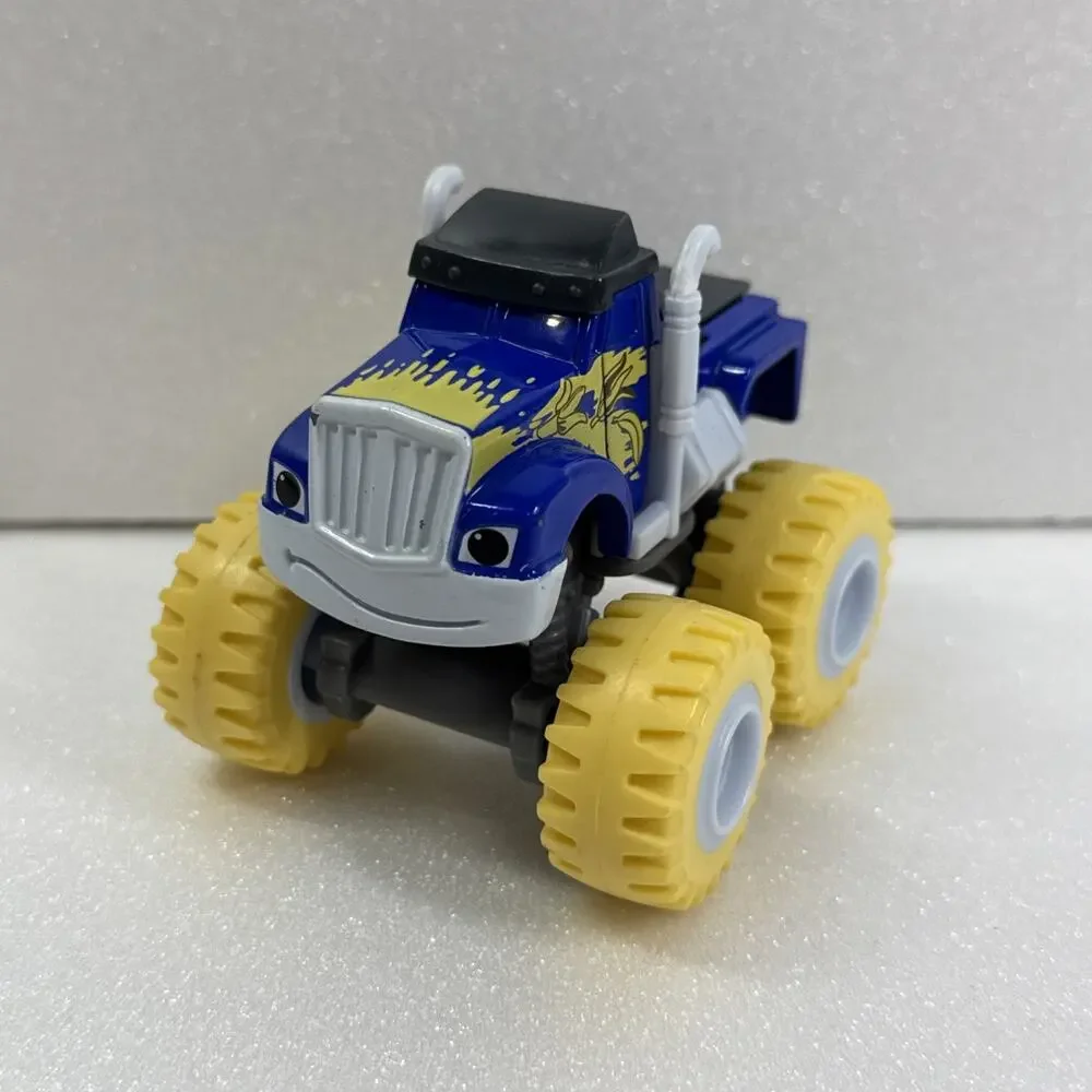 Blaze and The Monster Machines Crusher Banana DieCast Toy Truck Mattel 2014